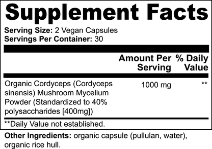 Cordyceps Mushroom Capsules