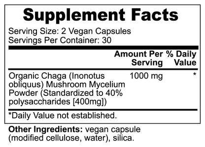 Chaga Mushroom Capsules